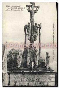 Postcard Old Calvary Calvary of Brittany in Saint Venec Landrevarzec