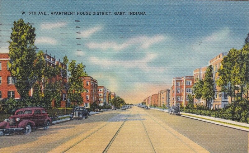 Indiana Gary West 5th Avenue Apartment House District 1946 sk1369