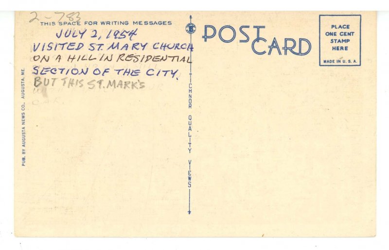 ME - Augusta. St. Mark's Church