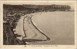 CPA MERS-les-BAINS Perspective de la PLage (807233)