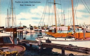 Louisiana New Orleans Yachts On Lake Ponchartrain