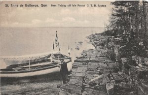 Lot326 st anne de bellevue quebec bass fishing off isle perrot boat  canada 