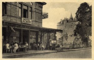 belgium, DURBUY s/Ourthe, Hotel Albert (1930s) Postcard