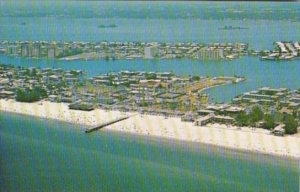 Florida Clearwater Beach Aerial View
