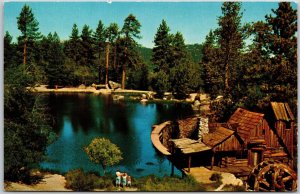 Beautiful Cedar Lake Famous Rim O World Highway California Picturesque Postcard