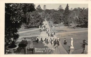 RPPC Botanical Gardens, Sydney, NSW Australia c1920s Vintage Photo Postcard