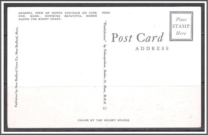 Massachusetts, Cape Cod View of North Chatham