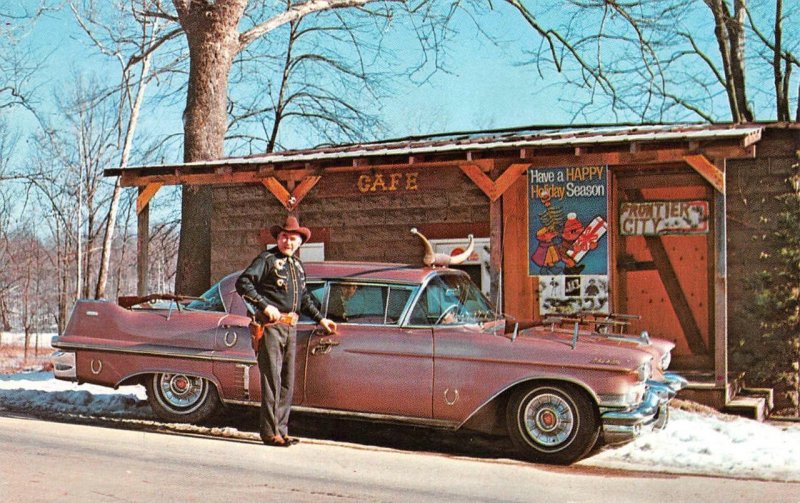 Mansfield, IN Indiana FRONTIER CITY Tex TerryPink Cadillac ROADSIDE