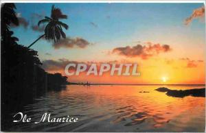  Modern Postcard Mauritius Twilight