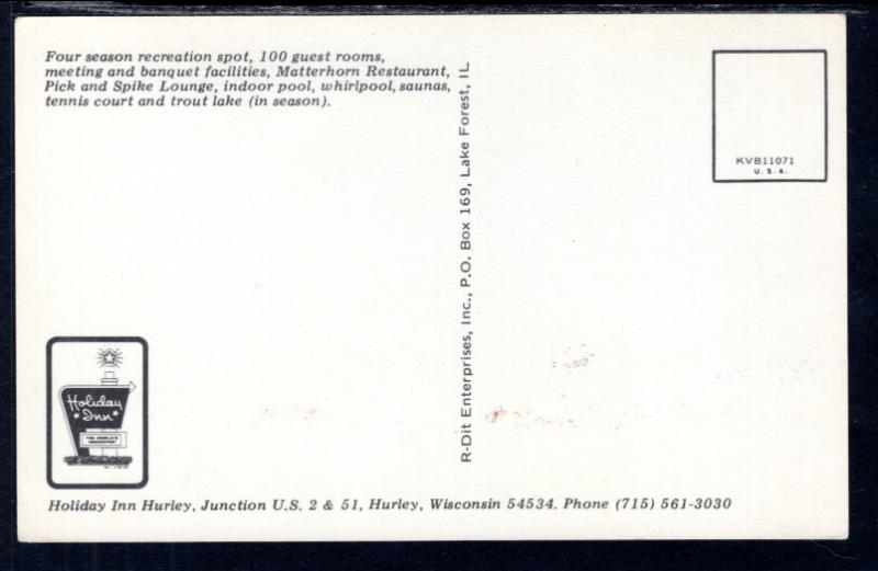 Holiday Inn,Hurley,WI BIN