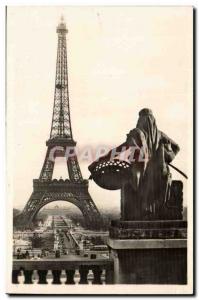 Paris - 7 - Tour Eiffel - Eiffel Tower - Old Postcard