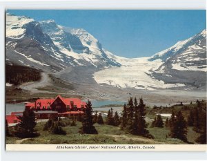 Postcard Athabasca Glacier, Jasper National Park, Canada