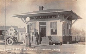 Standard Oil Filling Station Ellenwod, KS USA Gas Station Unused 