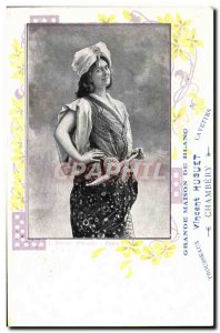 Postcard Old Woman Fervaal Opera Theater Raunay