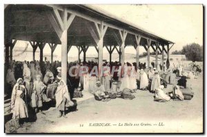 Old Postcard Kairouan Halle aux Grains