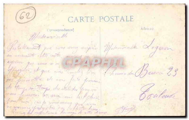 Arras - City hotel - Rue Jacques Caron After the bombardment Old Postcard