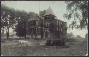 High School Amboy,IL Postcard