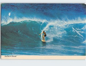 Postcard Surfing In Hawaii