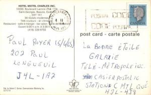 St Georges Beauce Quebec Canada Hotel Motel Charles Inc Vintage Postcard J73339