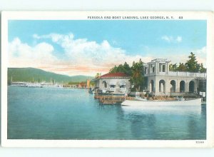 W-border PERGOLA BUILDING Adirondacks - Lake George New York NY AE4732