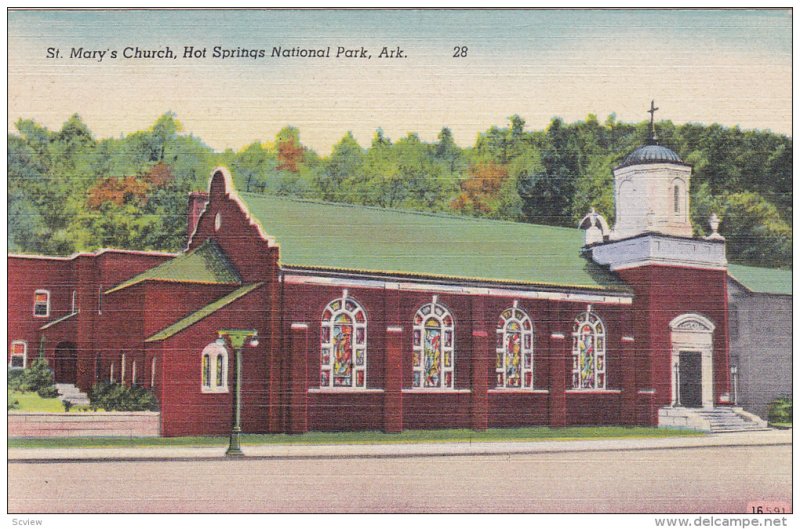 St. Mary's Church, Hot Springs National Park, HOT SPRINGS, Arkansas, 1930-1940s