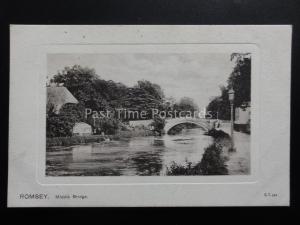 Hampshire ROMSET Middle Bridge c1908 by The Pictorial Stationery Co. ST195