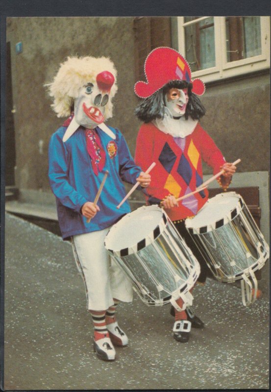 Switzerland Postcard- Foto Spezial Franz Grossenbacher, Basler Fasnacht T1145