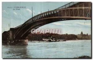 Old Postcard Koblenz Bridge