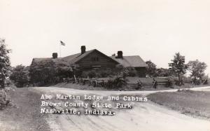 Indiana Nashville Abe Martin Lodge & Cabins Brown County State Park Real Photo