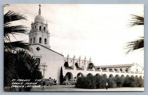 PHOENIX AZ ST.FRANCIS XAVIER PARISH VINTAGE REAL PHOTO POSTCARD RPPC