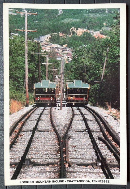 Vintage Postcard 1970-1980 Lookout Mountain Incline Chattanogga Tennessee