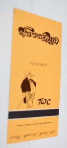 T. W. Chumley's 30 Rear Strike Matchbook Cover