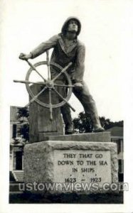 Real Photo Fisherman's Memorial - Gloucester, Massachusetts MA  
