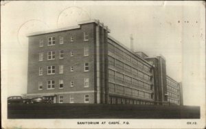 Gaspe Quebec Sanitorium c1940 Real Photo Postcard