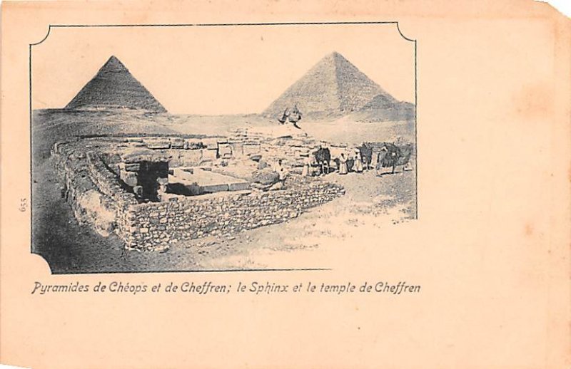 Pyramides de Cheops et de Cheffren Egypt, Egypte, Africa Unused 