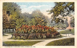 Flower Bed in Bayard Park Evansville, Indiana IN