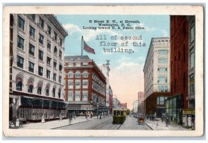 1917 Street N.W. Eleventh Washington D.C. U.S. Patent Office Exterior Postcard