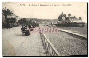 Postcard Old Nice Palais de la Jetee and the Promenade des Anglais