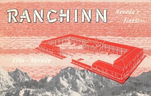 Elko Nevada Ranch Inn, Divided Back Vintage Postcard U11193