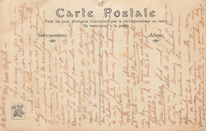 1907 Les Roufions (Scène de Grève à Anzin) by Lucien Jonas Strike Scene Postcard