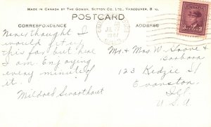 Vintage Postcard 1947 Saskatchewan Crossing Banf-Jasper Highway Canadian Rockies