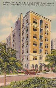 Florida Miami The Alhambra Hotel 1950