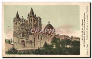 Angouleme Old Postcard Cathedrale Saint Pierre (all West)