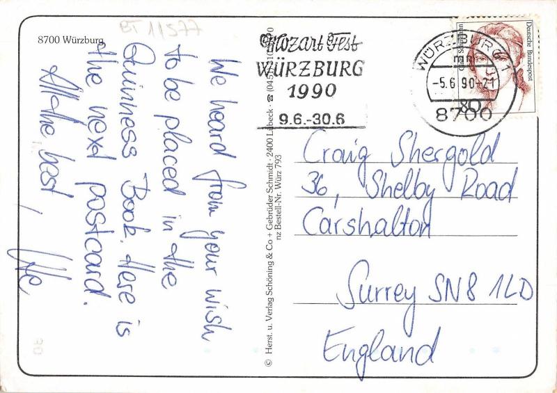 BT11577 festung Marienberg          Germany