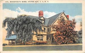 Oyster Bay Long Island New York~Colonel Roosevelt's Home~1920s Postcard