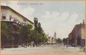 Oconomowoc, WIS., Milwaukee Street - 