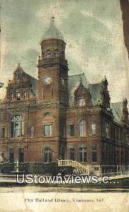 City Hall & Library, Vincennes - Indiana IN  