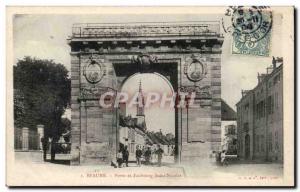 Old Postcard Beaune Porte Saint Nicolas and faubourfg