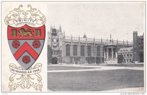 CAMBRIDGE, Cambridgeshire, England, 1900-1910´s; University of Cambridge, Tr...