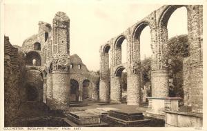 Lot 7 postcards Colchester Botolph `s Priory architecture